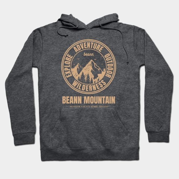 Ireland Hiking, Beann Mountain Hike Hoodie by Eire